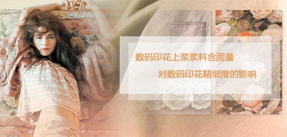 數(shù)碼印花上漿漿料含固量對數(shù)碼印花精細度的影響